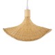 GloboStar® CUBA 01715 Vintage Κρεμαστό Φωτιστικό Οροφής Μονόφωτο 1 x E27 Μπεζ Ξύλινο Μπαμπού Φ33 x Y25cm GloboStar® CUBA 01715 Vintage Κρεμαστό Φωτιστικό Οροφής Μονόφωτο 1 x E27 Μπεζ Ξύλινο Μπαμπού Φ33 x Y25cm