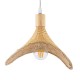 GloboStar® CUBA 01715 Vintage Κρεμαστό Φωτιστικό Οροφής Μονόφωτο 1 x E27 Μπεζ Ξύλινο Μπαμπού Φ33 x Y25cm GloboStar® CUBA 01715 Vintage Κρεμαστό Φωτιστικό Οροφής Μονόφωτο 1 x E27 Μπεζ Ξύλινο Μπαμπού Φ33 x Y25cm
