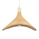 GloboStar® CUBA 01717 Vintage Κρεμαστό Φωτιστικό Οροφής Μονόφωτο 1 x E27 Μπεζ Ξύλινο Μπαμπού Φ43 x Y30cm GloboStar® CUBA 01717 Vintage Κρεμαστό Φωτιστικό Οροφής Μονόφωτο 1 x E27 Μπεζ Ξύλινο Μπαμπού Φ43 x Y30cm