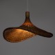 GloboStar® CUBA 01720 Vintage Κρεμαστό Φωτιστικό Οροφής Μονόφωτο 1 x E27 Καφέ Ξύλινο Μπαμπού Φ53 x Y30cm GloboStar® CUBA 01720 Vintage Κρεμαστό Φωτιστικό Οροφής Μονόφωτο 1 x E27 Καφέ Ξύλινο Μπαμπού Φ53 x Y30cm