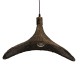GloboStar® CUBA 01720 Vintage Κρεμαστό Φωτιστικό Οροφής Μονόφωτο 1 x E27 Καφέ Ξύλινο Μπαμπού Φ53 x Y30cm GloboStar® CUBA 01720 Vintage Κρεμαστό Φωτιστικό Οροφής Μονόφωτο 1 x E27 Καφέ Ξύλινο Μπαμπού Φ53 x Y30cm