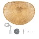 GloboStar® CUBA 01721 Vintage Κρεμαστό Φωτιστικό Οροφής Μονόφωτο 1 x E27 Μπεζ Ξύλινο Μπαμπού Φ63 x Y32cm GloboStar® CUBA 01721 Vintage Κρεμαστό Φωτιστικό Οροφής Μονόφωτο 1 x E27 Μπεζ Ξύλινο Μπαμπού Φ63 x Y32cm