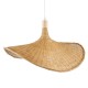 GloboStar® CUBA 01721 Vintage Κρεμαστό Φωτιστικό Οροφής Μονόφωτο 1 x E27 Μπεζ Ξύλινο Μπαμπού Φ63 x Y32cm GloboStar® CUBA 01721 Vintage Κρεμαστό Φωτιστικό Οροφής Μονόφωτο 1 x E27 Μπεζ Ξύλινο Μπαμπού Φ63 x Y32cm