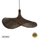 GloboStar® CUBA 01722 Vintage Κρεμαστό Φωτιστικό Οροφής Μονόφωτο 1 x E27 Καφέ Ξύλινο Μπαμπού Φ63 x Y32cm GloboStar® CUBA 01722 Vintage Κρεμαστό Φωτιστικό Οροφής Μονόφωτο 1 x E27 Καφέ Ξύλινο Μπαμπού Φ63 x Y32cm