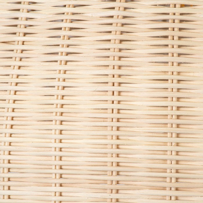 GloboStar® LUCIA 01726 Μοντέρνο Κρεμαστό Φωτιστικό Οροφής Μονόφωτο 1 x E27 Μπεζ Μπαμπού Καμπάνα Φ60 x Υ60cm