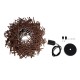 GloboStar® MINORCA 01732 Μοντέρνο Κρεμαστό Φωτιστικό Οροφής Μονόφωτο 1 x E27 Καφέ Μπαμπού Καμπάνα Φ30 x Υ18cm GloboStar® MINORCA 01732 Μοντέρνο Κρεμαστό Φωτιστικό Οροφής Μονόφωτο 1 x E27 Καφέ Μπαμπού Καμπάνα Φ30 x Υ18cm