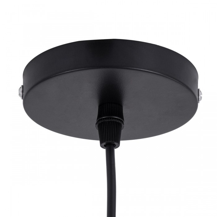 GloboStar® BORA-BORA 01736 Μοντέρνο Κρεμαστό Φωτιστικό Οροφής Μονόφωτο 1 x E27 Καφέ Μπαμπού Καμπάνα Φ42 x Υ44cm
