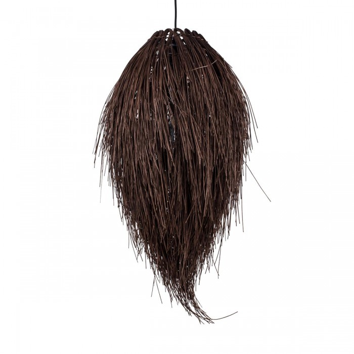 GloboStar® ARCHIPELAGO 01748 Boho Κρεμαστό Φωτιστικό Οροφής Μονόφωτο 1 x E27 AC220-240V IP20 - Φ30 x Υ63cm - Καφέ Ξύλινο Πλέγμα GloboStar® ARCHIPELAGO 01748 Boho Κρεμαστό Φωτιστικό Οροφής Μονόφωτο 1 x E27 AC220-240V IP20 - Φ30 x Υ63cm - Καφέ Ξύλινο Πλέγμα