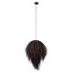 GloboStar® ARCHIPELAGO 01750 Boho Κρεμαστό Φωτιστικό Οροφής Μονόφωτο 1 x E27 AC220-240V IP20 - Φ40 x Υ63cm - Καφέ Ξύλινο Πλέγμα GloboStar® ARCHIPELAGO 01750 Boho Κρεμαστό Φωτιστικό Οροφής Μονόφωτο 1 x E27 AC220-240V IP20 - Φ40 x Υ63cm - Καφέ Ξύλινο Πλέγμα