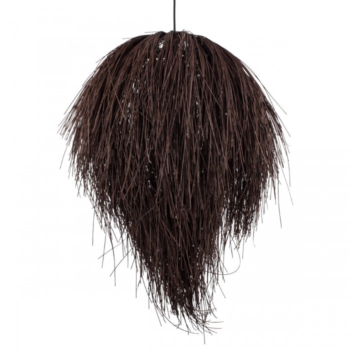 GloboStar® ARCHIPELAGO 01750 Boho Κρεμαστό Φωτιστικό Οροφής Μονόφωτο 1 x E27 AC220-240V IP20 - Φ40 x Υ63cm - Καφέ Ξύλινο Πλέγμα GloboStar® ARCHIPELAGO 01750 Boho Κρεμαστό Φωτιστικό Οροφής Μονόφωτο 1 x E27 AC220-240V IP20 - Φ40 x Υ63cm - Καφέ Ξύλινο Πλέγμα