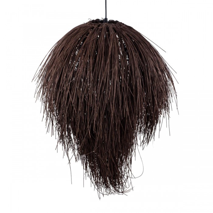 GloboStar® ARCHIPELAGO 01750 Boho Κρεμαστό Φωτιστικό Οροφής Μονόφωτο 1 x E27 AC220-240V IP20 - Φ40 x Υ63cm - Καφέ Ξύλινο Πλέγμα GloboStar® ARCHIPELAGO 01750 Boho Κρεμαστό Φωτιστικό Οροφής Μονόφωτο 1 x E27 AC220-240V IP20 - Φ40 x Υ63cm - Καφέ Ξύλινο Πλέγμα
