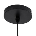 GloboStar® ARCHIPELAGO 01750 Boho Κρεμαστό Φωτιστικό Οροφής Μονόφωτο 1 x E27 AC220-240V IP20 - Φ40 x Υ63cm - Καφέ Ξύλινο Πλέγμα