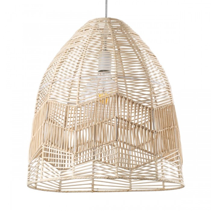 GloboStar® ALOHA 01751 Μοντέρνο Κρεμαστό Φωτιστικό Οροφής Μονόφωτο 1 x E27 Μπεζ Σχοινί Καμπάνα Φ43 x Υ46cm GloboStar® ALOHA 01751 Μοντέρνο Κρεμαστό Φωτιστικό Οροφής Μονόφωτο 1 x E27 Μπεζ Σχοινί Καμπάνα Φ43 x Υ46cm