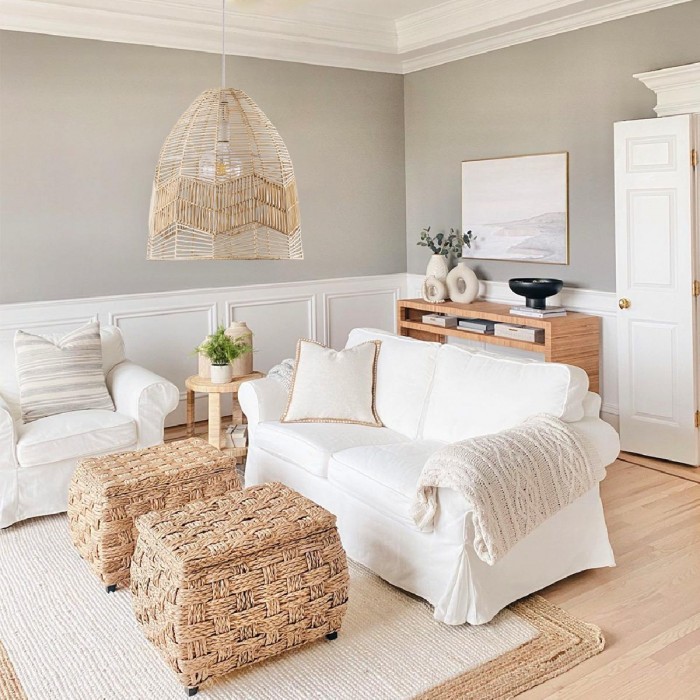 GloboStar® ALOHA 01751 Μοντέρνο Κρεμαστό Φωτιστικό Οροφής Μονόφωτο 1 x E27 Μπεζ Σχοινί Καμπάνα Φ43 x Υ46cm GloboStar® ALOHA 01751 Μοντέρνο Κρεμαστό Φωτιστικό Οροφής Μονόφωτο 1 x E27 Μπεζ Σχοινί Καμπάνα Φ43 x Υ46cm