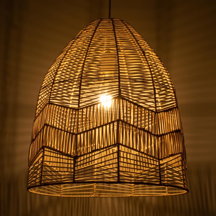 GloboStar® ALOHA 01751 Μοντέρνο Κρεμαστό Φωτιστικό Οροφής Μονόφωτο 1 x E27 Μπεζ Σχοινί Καμπάνα Φ43 x Υ46cm GloboStar® ALOHA 01751 Μοντέρνο Κρεμαστό Φωτιστικό Οροφής Μονόφωτο 1 x E27 Μπεζ Σχοινί Καμπάνα Φ43 x Υ46cm