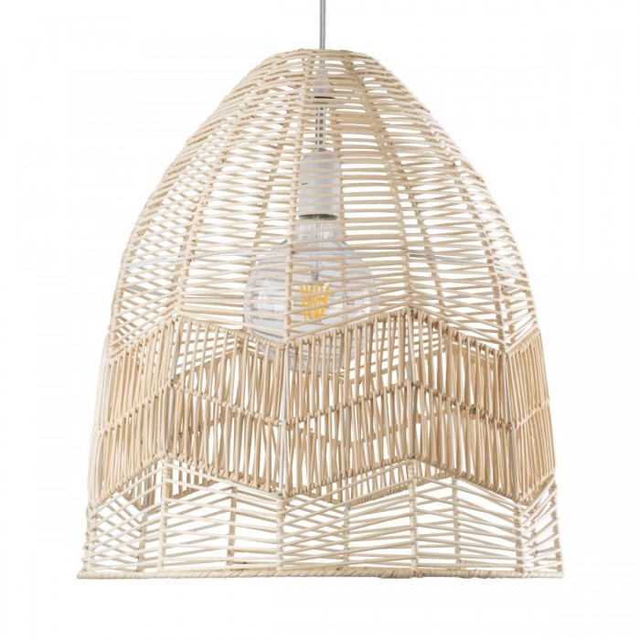 GloboStar® ALOHA 01751 Μοντέρνο Κρεμαστό Φωτιστικό Οροφής Μονόφωτο 1 x E27 Μπεζ Σχοινί Καμπάνα Φ43 x Υ46cm GloboStar® ALOHA 01751 Μοντέρνο Κρεμαστό Φωτιστικό Οροφής Μονόφωτο 1 x E27 Μπεζ Σχοινί Καμπάνα Φ43 x Υ46cm