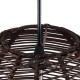 GloboStar® ALOHA 01752 Μοντέρνο Κρεμαστό Φωτιστικό Οροφής Μονόφωτο 1 x E27 Καφέ Σχοινί Καμπάνα Φ43 x Υ46cm GloboStar® ALOHA 01752 Μοντέρνο Κρεμαστό Φωτιστικό Οροφής Μονόφωτο 1 x E27 Καφέ Σχοινί Καμπάνα Φ43 x Υ46cm