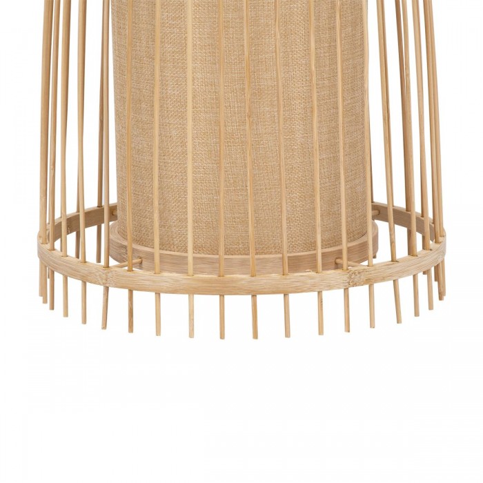 GloboStar® AZORES 01753 Μοντέρνο Φωτιστικό Δαπέδου Μονόφωτο 1 x E27 Μπεζ Μπαμπού Πλέγμα D30 x H90cm GloboStar® AZORES 01753 Μοντέρνο Φωτιστικό Δαπέδου Μονόφωτο 1 x E27 Μπεζ Μπαμπού Πλέγμα D30 x H90cm