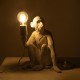 GloboStar® APES 01808 Μοντέρνο Φωτιστικό Πορτατίφ Λαμπατέρ Μονόφωτο 1 x E27 Λευκό Φιγούρα L30 x W27 x H30cm GloboStar® APES 01808 Μοντέρνο Φωτιστικό Πορτατίφ Λαμπατέρ Μονόφωτο 1 x E27 Λευκό Φιγούρα L30 x W27 x H30cm