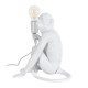 GloboStar® APES 01808 Μοντέρνο Φωτιστικό Πορτατίφ Λαμπατέρ Μονόφωτο 1 x E27 Λευκό Φιγούρα L30 x W27 x H30cm GloboStar® APES 01808 Μοντέρνο Φωτιστικό Πορτατίφ Λαμπατέρ Μονόφωτο 1 x E27 Λευκό Φιγούρα L30 x W27 x H30cm