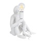 GloboStar® APES 01808 Μοντέρνο Φωτιστικό Πορτατίφ Λαμπατέρ Μονόφωτο 1 x E27 Λευκό Φιγούρα L30 x W27 x H30cm GloboStar® APES 01808 Μοντέρνο Φωτιστικό Πορτατίφ Λαμπατέρ Μονόφωτο 1 x E27 Λευκό Φιγούρα L30 x W27 x H30cm