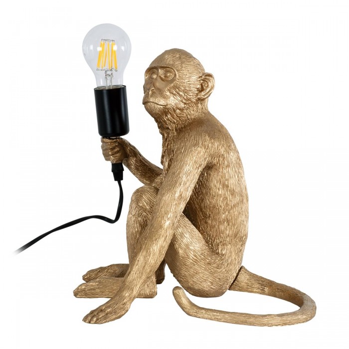 GloboStar® APES 01809 Μοντέρνο Φωτιστικό Πορτατίφ Λαμπατέρ Μονόφωτο 1 x E27 Χρυσό Φιγούρα L30 x W27 x H30cm GloboStar® APES 01809 Μοντέρνο Φωτιστικό Πορτατίφ Λαμπατέρ Μονόφωτο 1 x E27 Χρυσό Φιγούρα L30 x W27 x H30cm