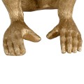 GloboStar® APES 01809 Μοντέρνο Φωτιστικό Πορτατίφ Λαμπατέρ Μονόφωτο 1 x E27 Χρυσό Φιγούρα L30 x W27 x H30cm