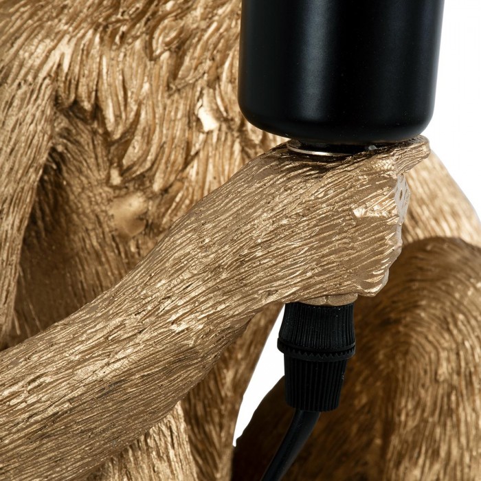 GloboStar® APES 01809 Μοντέρνο Φωτιστικό Πορτατίφ Λαμπατέρ Μονόφωτο 1 x E27 Χρυσό Φιγούρα L30 x W27 x H30cm GloboStar® APES 01809 Μοντέρνο Φωτιστικό Πορτατίφ Λαμπατέρ Μονόφωτο 1 x E27 Χρυσό Φιγούρα L30 x W27 x H30cm