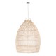 GloboStar® MALIBU 01810 Μοντέρνο Κρεμαστό Φωτιστικό Οροφής Μονόφωτο 1 x E27 Μπεζ Μπαμπού Καμπάνα Φ57 x Υ75cm GloboStar® MALIBU 01810 Μοντέρνο Κρεμαστό Φωτιστικό Οροφής Μονόφωτο 1 x E27 Μπεζ Μπαμπού Καμπάνα Φ57 x Υ75cm