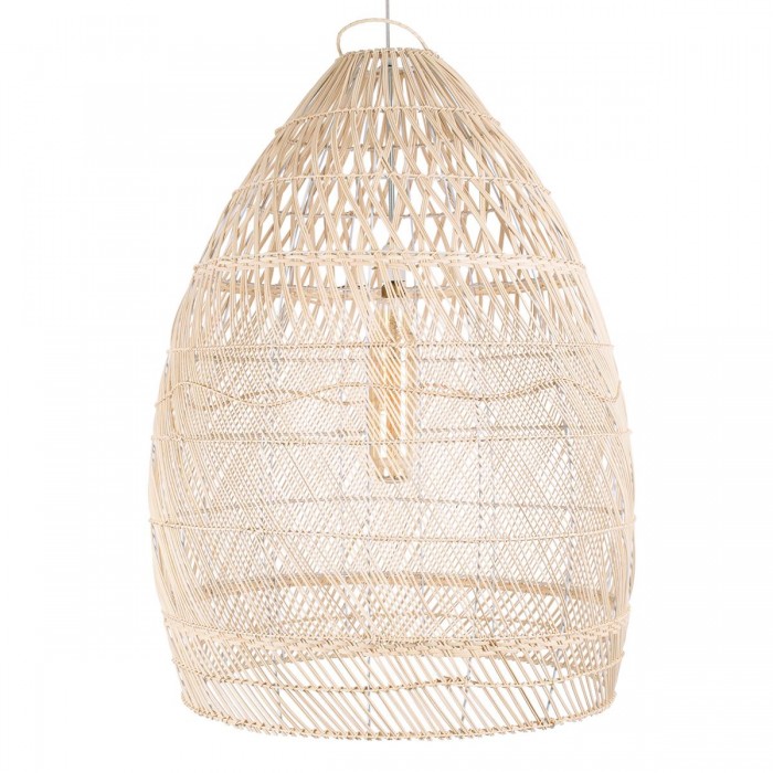 GloboStar® MALIBU 01811 Μοντέρνο Κρεμαστό Φωτιστικό Οροφής Μονόφωτο 1 x E27 Μπεζ Μπαμπού Καμπάνα Φ76 x Υ100cm GloboStar® MALIBU 01811 Μοντέρνο Κρεμαστό Φωτιστικό Οροφής Μονόφωτο 1 x E27 Μπεζ Μπαμπού Καμπάνα Φ76 x Υ100cm