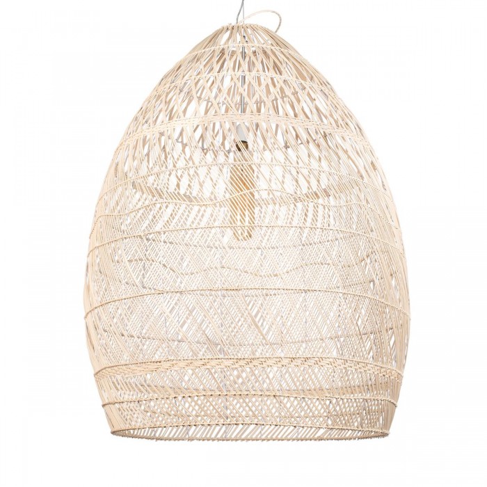 GloboStar® MALIBU 01812 Μοντέρνο Κρεμαστό Φωτιστικό Οροφής Μονόφωτο 1 x E27 Μπεζ Μπαμπού Καμπάνα Φ95 x Υ125cm GloboStar® MALIBU 01812 Μοντέρνο Κρεμαστό Φωτιστικό Οροφής Μονόφωτο 1 x E27 Μπεζ Μπαμπού Καμπάνα Φ95 x Υ125cm