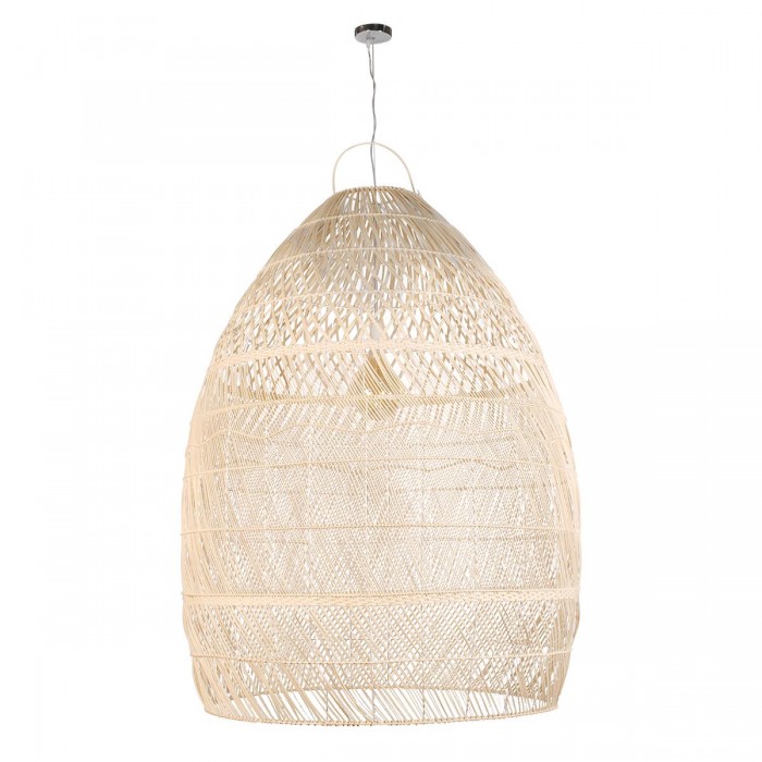 GloboStar® MALIBU 01813 Μοντέρνο Κρεμαστό Φωτιστικό Οροφής Μονόφωτο 1 x E27 Μπεζ Μπαμπού Καμπάνα Φ120 x Υ156cm GloboStar® MALIBU 01813 Μοντέρνο Κρεμαστό Φωτιστικό Οροφής Μονόφωτο 1 x E27 Μπεζ Μπαμπού Καμπάνα Φ120 x Υ156cm