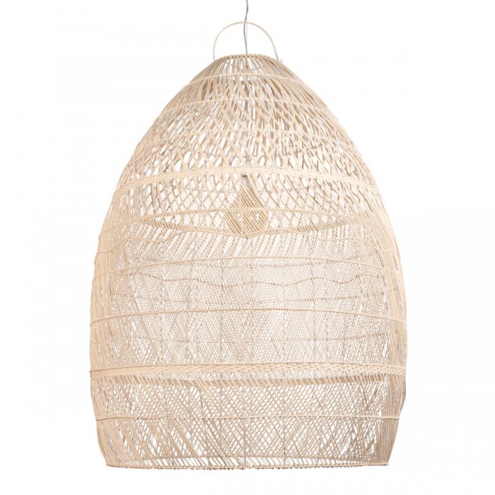 GloboStar® MALIBU 01813 Μοντέρνο Κρεμαστό Φωτιστικό Οροφής Μονόφωτο 1 x E27 Μπεζ Μπαμπού Καμπάνα Φ120 x Υ156cm GloboStar® MALIBU 01813 Μοντέρνο Κρεμαστό Φωτιστικό Οροφής Μονόφωτο 1 x E27 Μπεζ Μπαμπού Καμπάνα Φ120 x Υ156cm