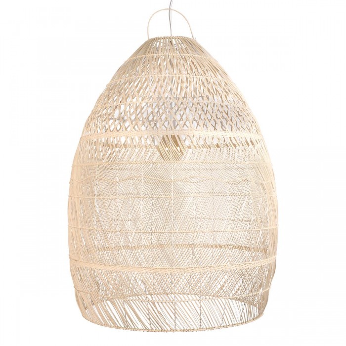 GloboStar® MALIBU 01813 Μοντέρνο Κρεμαστό Φωτιστικό Οροφής Μονόφωτο 1 x E27 Μπεζ Μπαμπού Καμπάνα Φ120 x Υ156cm GloboStar® MALIBU 01813 Μοντέρνο Κρεμαστό Φωτιστικό Οροφής Μονόφωτο 1 x E27 Μπεζ Μπαμπού Καμπάνα Φ120 x Υ156cm