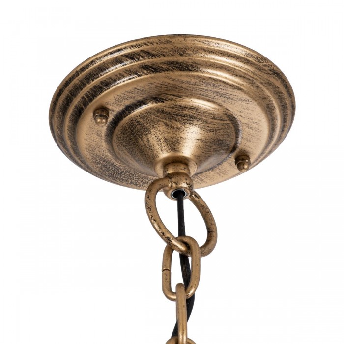 GloboStar® DARCY 01815 Vintage Κρεμαστό Φωτιστικό Οροφής Μονόφωτο 1 x E27 Μπρούτζινο Μεταλλικό Φανάρι Πλέγμα Φ35 x Υ61cm GloboStar® DARCY 01815 Vintage Κρεμαστό Φωτιστικό Οροφής Μονόφωτο 1 x E27 Μπρούτζινο Μεταλλικό Φανάρι Πλέγμα Φ35 x Υ61cm