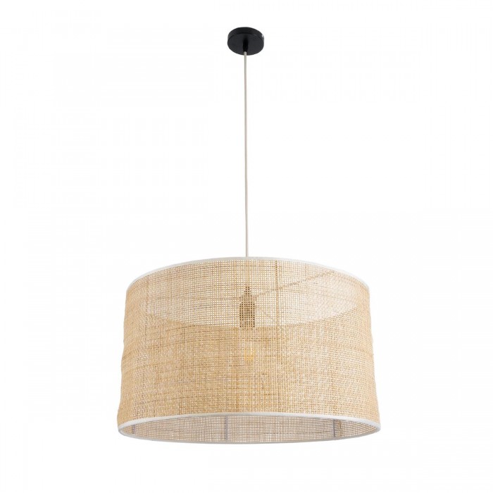 GloboStar® YOTTO 01822 Boho Κρεμαστό Φωτιστικό Οροφής Μονόφωτο 1 x E27 AC220-240V IP20 - Φ55 x Υ30cm - Μπεζ Μπαμπού Πλέγμα GloboStar® YOTTO 01822 Boho Κρεμαστό Φωτιστικό Οροφής Μονόφωτο 1 x E27 AC220-240V IP20 - Φ55 x Υ30cm - Μπεζ Μπαμπού Πλέγμα