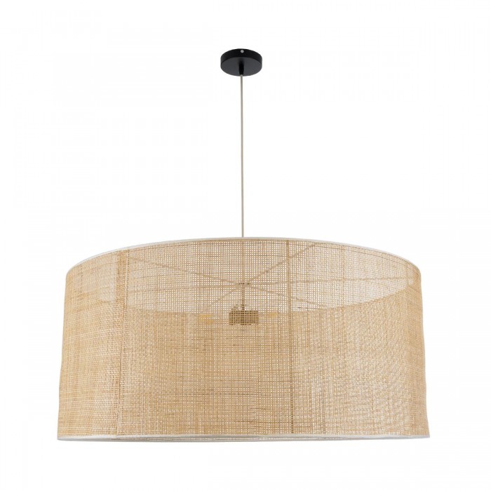 GloboStar® YOTTO 01823 Boho Κρεμαστό Φωτιστικό Οροφής Τρίφωτο 3 x E27 AC220-240V IP20 - Φ90 x Υ40cm - Μπεζ Μπαμπού Πλέγμα GloboStar® YOTTO 01823 Boho Κρεμαστό Φωτιστικό Οροφής Τρίφωτο 3 x E27 AC220-240V IP20 - Φ90 x Υ40cm - Μπεζ Μπαμπού Πλέγμα