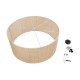 GloboStar® YOTTO 01823 Boho Κρεμαστό Φωτιστικό Οροφής Τρίφωτο 3 x E27 AC220-240V IP20 - Φ90 x Υ40cm - Μπεζ Μπαμπού Πλέγμα GloboStar® YOTTO 01823 Boho Κρεμαστό Φωτιστικό Οροφής Τρίφωτο 3 x E27 AC220-240V IP20 - Φ90 x Υ40cm - Μπεζ Μπαμπού Πλέγμα