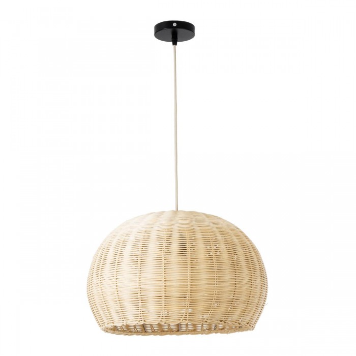 GloboStar® RAITO 01824 Boho Κρεμαστό Φωτιστικό Καμπάνα Μονόφωτο 1 x E27 IP20 Μπεζ Ξύλο - Μ40 x Π40 x Υ25cm GloboStar® RAITO 01824 Boho Κρεμαστό Φωτιστικό Καμπάνα Μονόφωτο 1 x E27 IP20 Μπεζ Ξύλο - Μ40 x Π40 x Υ25cm