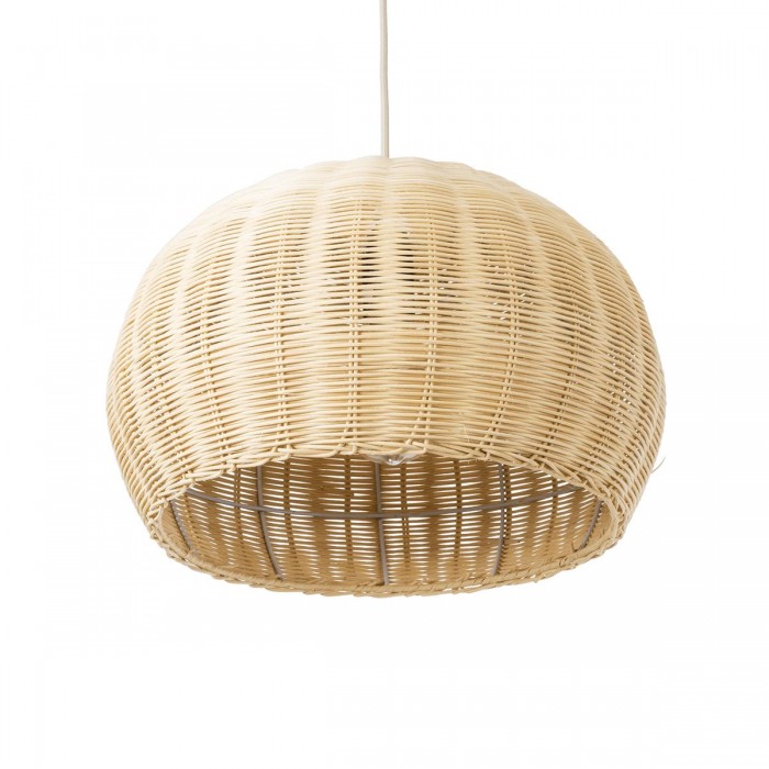 GloboStar® RAITO 01824 Boho Κρεμαστό Φωτιστικό Καμπάνα Μονόφωτο 1 x E27 IP20 Μπεζ Ξύλο - Μ40 x Π40 x Υ25cm GloboStar® RAITO 01824 Boho Κρεμαστό Φωτιστικό Καμπάνα Μονόφωτο 1 x E27 IP20 Μπεζ Ξύλο - Μ40 x Π40 x Υ25cm