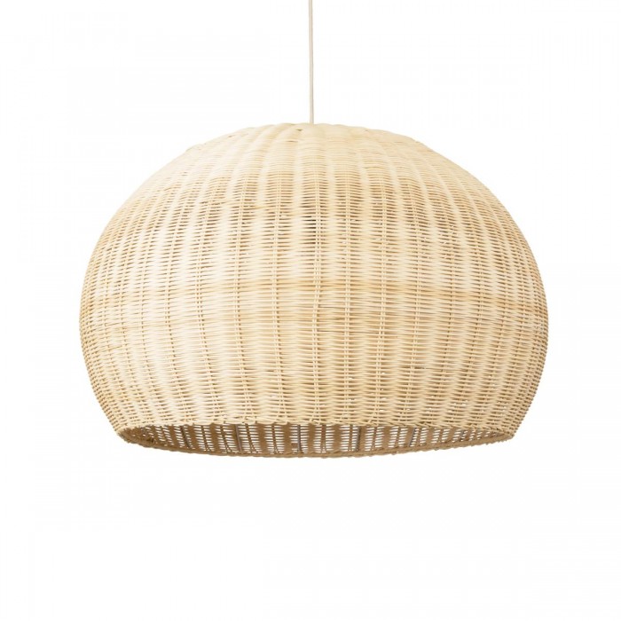 GloboStar® RAITO 01825 Boho Κρεμαστό Φωτιστικό Καμπάνα Μονόφωτο 1 x E27 IP20 Μπεζ Ξύλο - Μ60 x Π60 x Υ40cm GloboStar® RAITO 01825 Boho Κρεμαστό Φωτιστικό Καμπάνα Μονόφωτο 1 x E27 IP20 Μπεζ Ξύλο - Μ60 x Π60 x Υ40cm