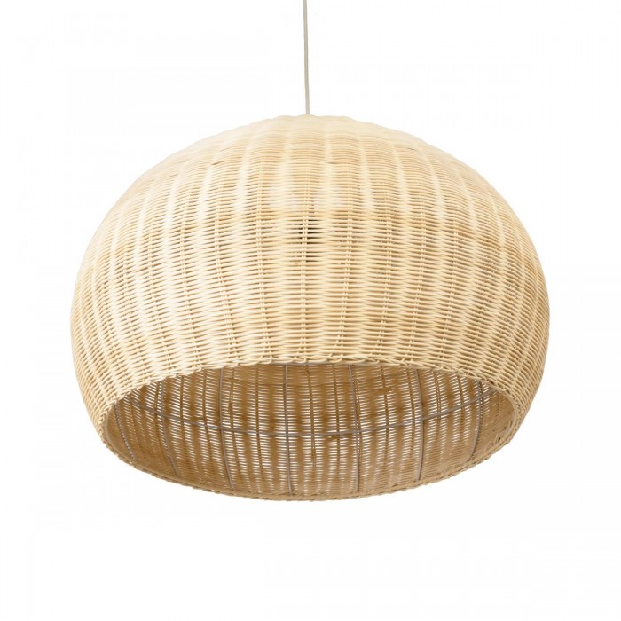 GloboStar® RAITO 01825 Boho Κρεμαστό Φωτιστικό Καμπάνα Μονόφωτο 1 x E27 IP20 Μπεζ Ξύλο - Μ60 x Π60 x Υ40cm GloboStar® RAITO 01825 Boho Κρεμαστό Φωτιστικό Καμπάνα Μονόφωτο 1 x E27 IP20 Μπεζ Ξύλο - Μ60 x Π60 x Υ40cm