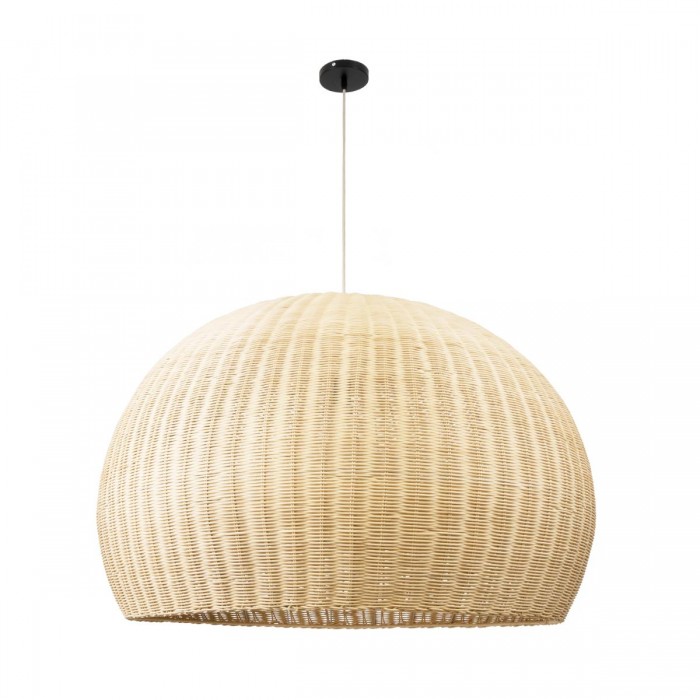 GloboStar® RAITO 01826 Boho Κρεμαστό Φωτιστικό Καμπάνα Μονόφωτο 1 x E27 IP20 Μπεζ Ξύλο - Μ100 x Π100 x Υ63cm GloboStar® RAITO 01826 Boho Κρεμαστό Φωτιστικό Καμπάνα Μονόφωτο 1 x E27 IP20 Μπεζ Ξύλο - Μ100 x Π100 x Υ63cm