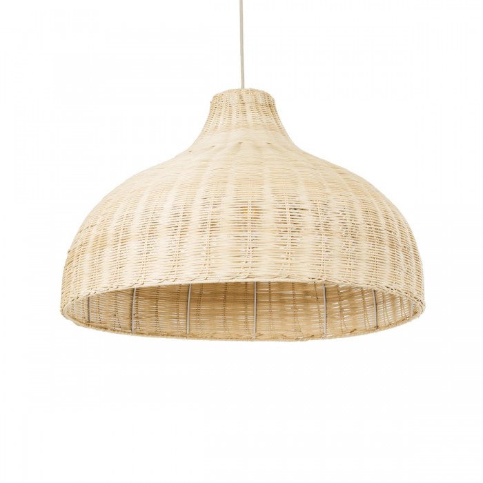 GloboStar® AFURU 01828 Boho Κρεμαστό Φωτιστικό Καμπάνα Μονόφωτο 1 x E27 IP20 Μπεζ Ξύλο - Μ60 x Π60 x Υ40cm GloboStar® AFURU 01828 Boho Κρεμαστό Φωτιστικό Καμπάνα Μονόφωτο 1 x E27 IP20 Μπεζ Ξύλο - Μ60 x Π60 x Υ40cm