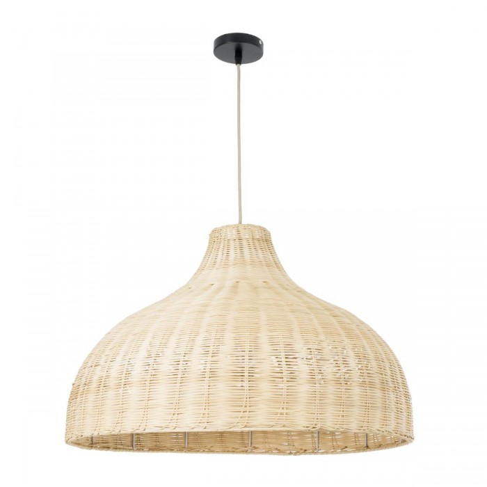 GloboStar® AFURU 01828 Boho Κρεμαστό Φωτιστικό Καμπάνα Μονόφωτο 1 x E27 IP20 Μπεζ Ξύλο - Μ60 x Π60 x Υ40cm GloboStar® AFURU 01828 Boho Κρεμαστό Φωτιστικό Καμπάνα Μονόφωτο 1 x E27 IP20 Μπεζ Ξύλο - Μ60 x Π60 x Υ40cm