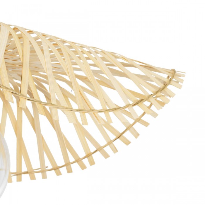 GloboStar® MELEMELE 01839 Boho Κρεμαστό Φωτιστικό Οροφής Μονόφωτο 1 x E27 AC220-240V IP20 - Φ35 x Υ4cm - Μπεζ Ξύλινο Μπαμπού Πλέγμα GloboStar® MELEMELE 01839 Boho Κρεμαστό Φωτιστικό Οροφής Μονόφωτο 1 x E27 AC220-240V IP20 - Φ35 x Υ4cm - Μπεζ Ξύλινο Μπαμπού Πλέγμα