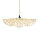 GloboStar® MELEMELE 01840 Boho Κρεμαστό Φωτιστικό Οροφής Μονόφωτο 1 x E27 AC220-240V IP20 - Φ50 x Υ7cm - Μπεζ Ξύλινο Μπαμπού Πλέγμα GloboStar® MELEMELE 01840 Boho Κρεμαστό Φωτιστικό Οροφής Μονόφωτο 1 x E27 AC220-240V IP20 - Φ50 x Υ7cm - Μπεζ Ξύλινο Μπαμπού Πλέγμα