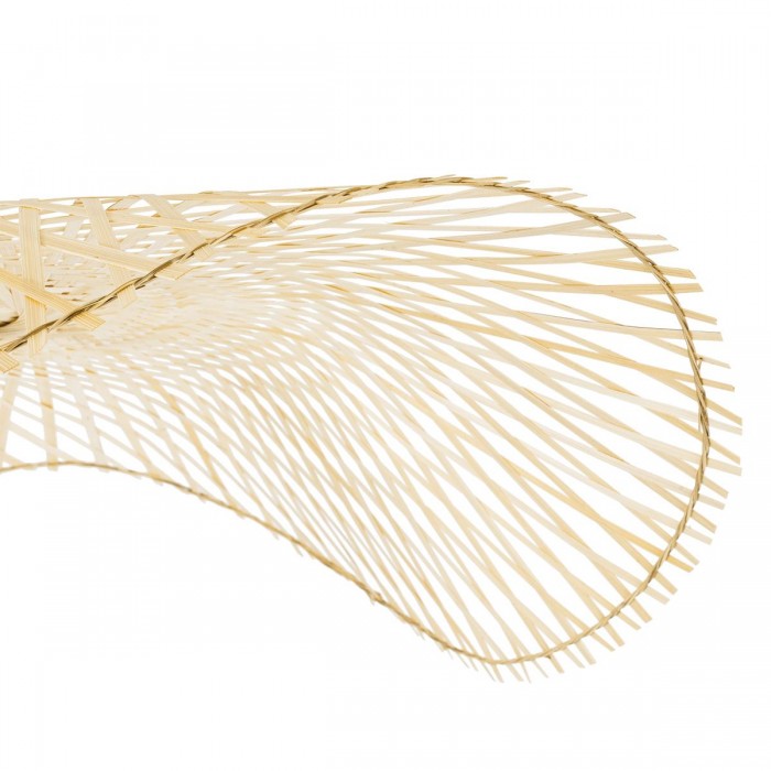 GloboStar® MELEMELE 01841 Boho Κρεμαστό Φωτιστικό Οροφής Μονόφωτο 1 x E27 AC220-240V IP20 - Φ75 x Υ10cm - Μπεζ Ξύλινο Μπαμπού Πλέγμα GloboStar® MELEMELE 01841 Boho Κρεμαστό Φωτιστικό Οροφής Μονόφωτο 1 x E27 AC220-240V IP20 - Φ75 x Υ10cm - Μπεζ Ξύλινο Μπαμπού Πλέγμα