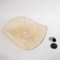GloboStar® MELEMELE 01841 Boho Κρεμαστό Φωτιστικό Οροφής Μονόφωτο 1 x E27 AC220-240V IP20 - Φ75 x Υ10cm - Μπεζ Ξύλινο Μπαμπού Πλέγμα