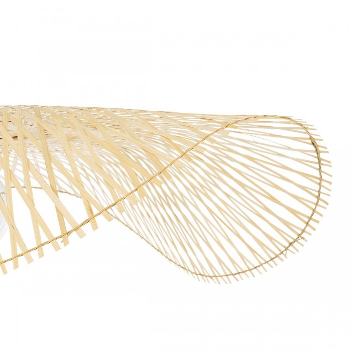 GloboStar® MELEMELE 01842 Boho Κρεμαστό Φωτιστικό Οροφής Μονόφωτο 1 x E27 AC220-240V IP20 - Φ100 x Υ12cm - Μπεζ Ξύλινο Μπαμπού Πλέγμα GloboStar® MELEMELE 01842 Boho Κρεμαστό Φωτιστικό Οροφής Μονόφωτο 1 x E27 AC220-240V IP20 - Φ100 x Υ12cm - Μπεζ Ξύλινο Μπαμπού Πλέγμα